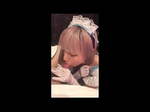 ❤️ Japanese Idol [mayuka], French maid costume, part 1, blowjob and jerk off with lotion ☑ Mahirap na porn sa amin ❤