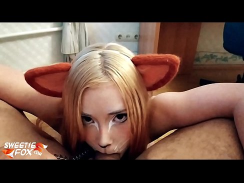 ❤️ Nilunok ni Kitsune ang titi at cum sa kanyang bibig ☑ Mahirap na porn sa amin ❤